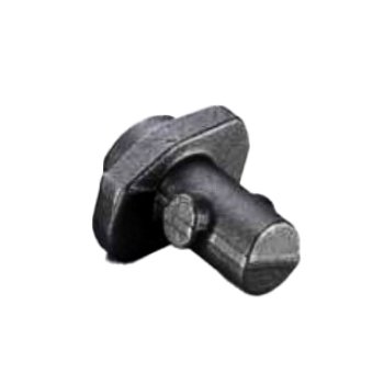 Pump component with flange